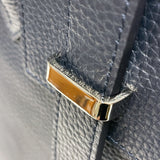 [Shrink leather]<br>Voyage L bag<br>color: navy