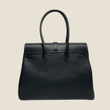 [Shrink leather]<br>Voyage L bag<br>color: black