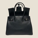 [Shrink leather]<br>Voyage L bag<br>color: Black