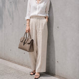 [Taurillon Lagoon x Crocodile]<br>Voyage M bag<br>color: taupe x dark brown