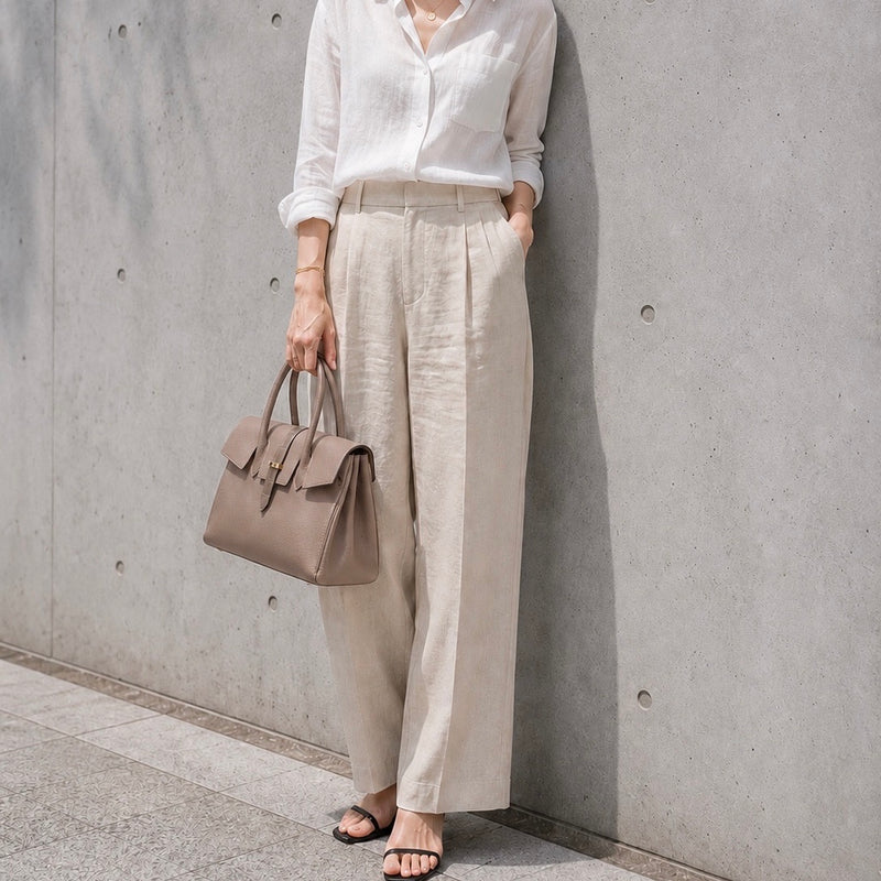 Concor BROOKLYN（希少） Taurillon Lagoon x Crocodile]Voyage M bagcolor: taupe x taupe