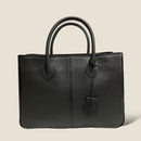[French calf] <br>Machitote bag<br>color: Black