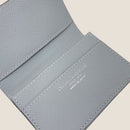 [French calf] <br>Thread gusset card case<br>color: ethane gray