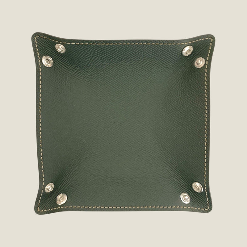 [French calf] <br>tray<br>Color: Dark green