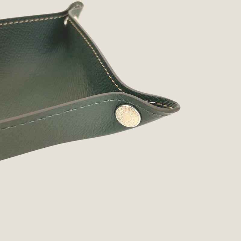 [French calf] <br>tray<br>Color: Dark green