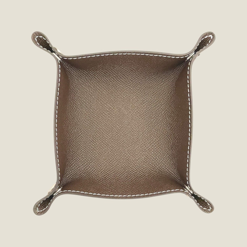 [French calf] <br>tray<br>color: Dark brown