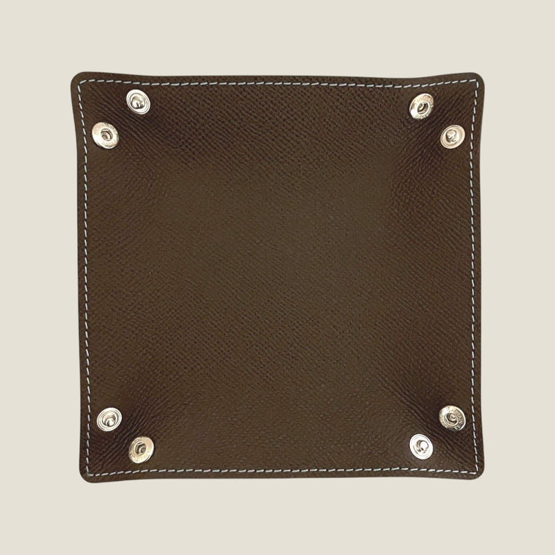 [French calf] <br>tray<br>color: Dark brown