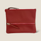 [French calf] <br>Pouch M<br>color: Red