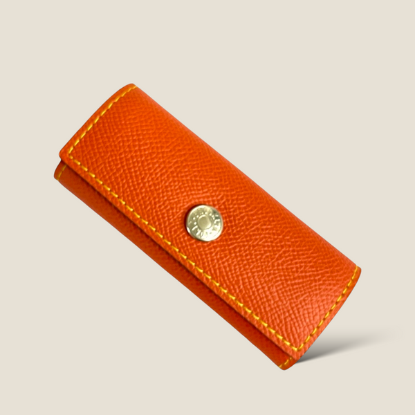 フレンチカーフ] 三連キーケースcolor：オレンジ – BROOKLYN MUSEUM