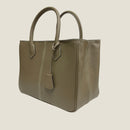 [フレンチカーフ] <br>マチトートバッグ<br>color：トープ