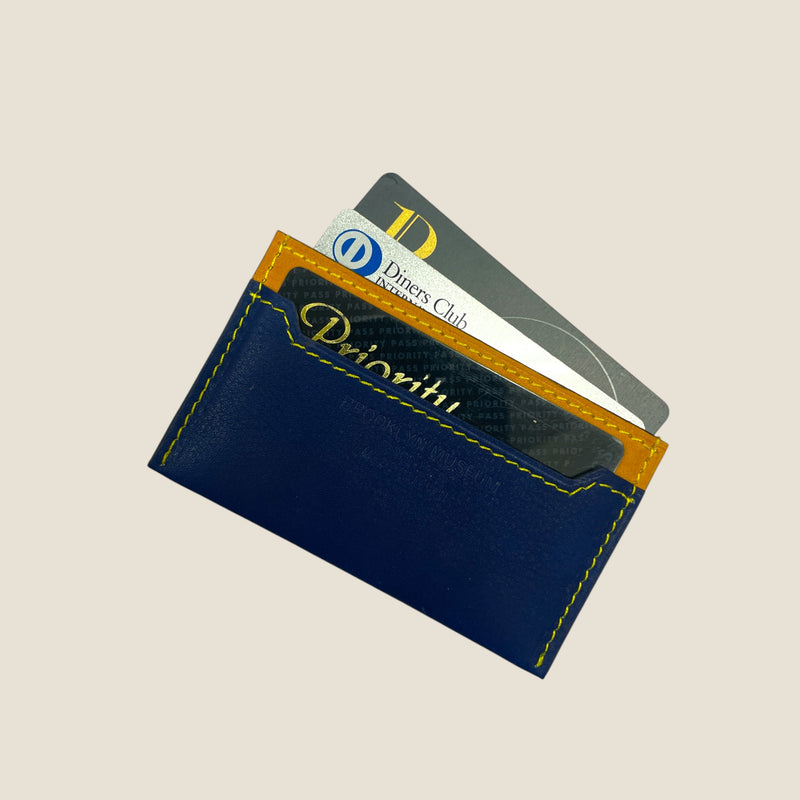 [Indigo dyed] <br>Compact card case<br>[Made to order]