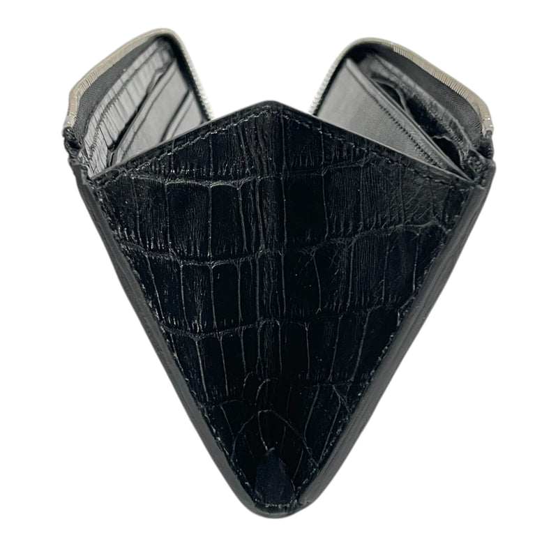 [French calf] <br>L Zip long wallet<br>color: Black