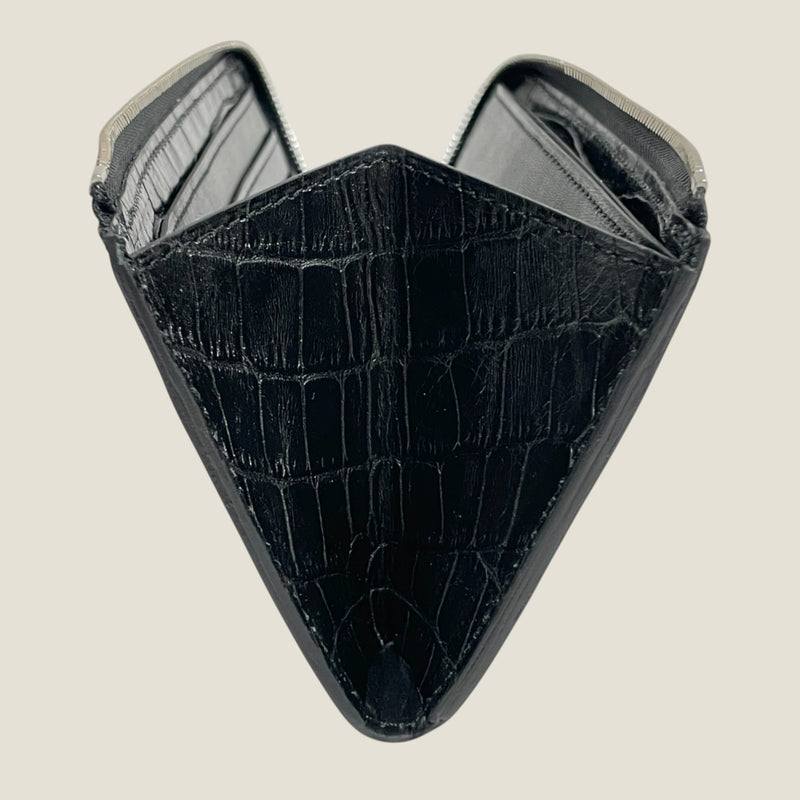 [French calf] <br>L Zip long wallet<br>color: Black