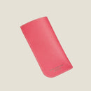 [French calf] <br>Glasses case<br>color: Pink Azare