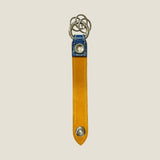 [Indigo dyed crocodile] <br>keychain