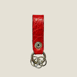 [Color Crocodile] <br>keychain <br>color: red