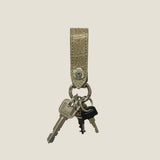 [Color Crocodile] <br>keychain <br>color: taupe