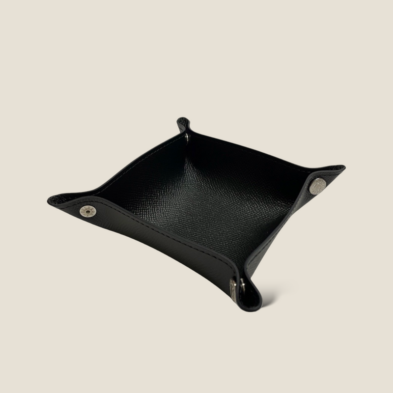 [French calf] <br>tray<br>color: Black