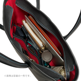 [フレンチカーフ] <br>ロワイヤルLトートバッグ<br>color：ブラック<br>【受注生産】
