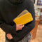[French calf] <br>L Zip long wallet<br>color: Yellow