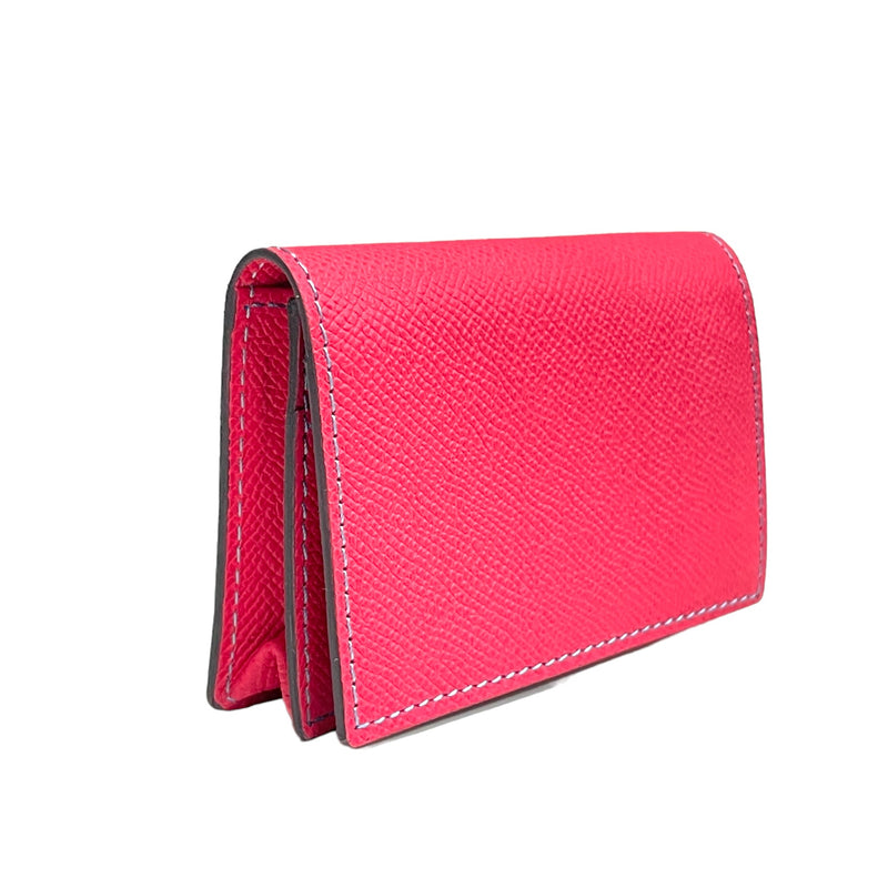 [French calf] <br>Through gachi card case<br>color: Fuchsha pink<br>[Scheduled to arrive in late November]