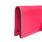 [French calf] <br>Through gachi card case<br>color: Fuchsha pink