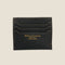 [French calf] <br>Mini -snap wallet<br>color: Black x Green Stitch<br>【Build-to-order manufacturing】