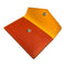 [フレンチカーフ] <br>フラップカードケース<br>color：オレンジ