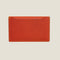 [フレンチカーフ] <br>フラップカードケース<br>color：オレンジ