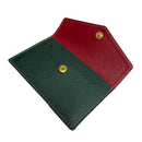 [French calf] <br>Flap card case<br>Color: Dark green