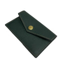 [French calf] <br>Flap card case<br>Color: Dark green