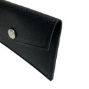 [French calf] <br>Flap card case<br>color: Black