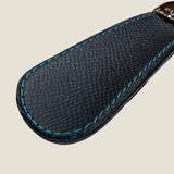 [French calf] <br>shoehorn<br>color: navy