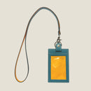 [French calf] <br>ID strap both sides vertical<br>color: Gene Blue