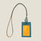 [French calf] <br>ID strap both sides vertical<br>color: Gene Blue