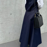 [シュリンクレザー]<br>アテーナ ショルダーバッグ<br>color：ブラック