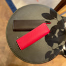 [French calf]<br>Zipper pen case<br>color: Dark brown