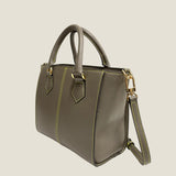 [Shrink leather]<br>Athena shoulder bag<br>color: ethane gray