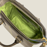 [Shrink leather]<br>Athena shoulder bag<br>color: ethane gray
