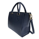 [Shrink leather]<br>Atena shoulder bag<br>color: Navy