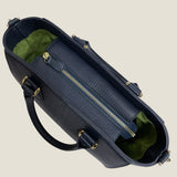 [Shrink leather]<br>Athena shoulder bag<br>color: navy