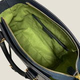 [Shrink leather]<br>Athena shoulder bag<br>color: navy