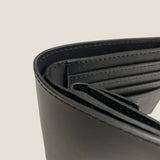 [Gloss cordovan]<br>international wallet<br>color: black<br>[Made to order]