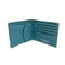 [French calf]<br>International wallet<br>color: Aqua Blue