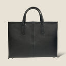 [French calf] <br>Belsy tote bag<br>color: Black