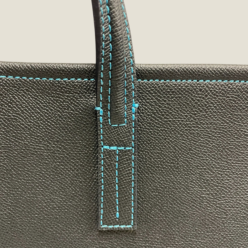 [フレンチカーフ] <br>ベルシー トートバッグ<br>color：ネイビー