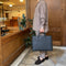 [French calf] <br>Belsy tote bag<br>color: Black