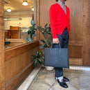 [French calf] <br>Belsy tote bag<br>color: Navy