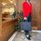 [French calf] <br>Belsy tote bag<br>color: Navy