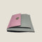 [French calf] <br>Mini -snap wallet<br>Color: Mauve Pink x Ice Gray